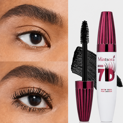 Smudge-Resistant Curling &Lengthening Mascara - Lash-Defining Formula for Lifted,Fuller-Looking Lashes