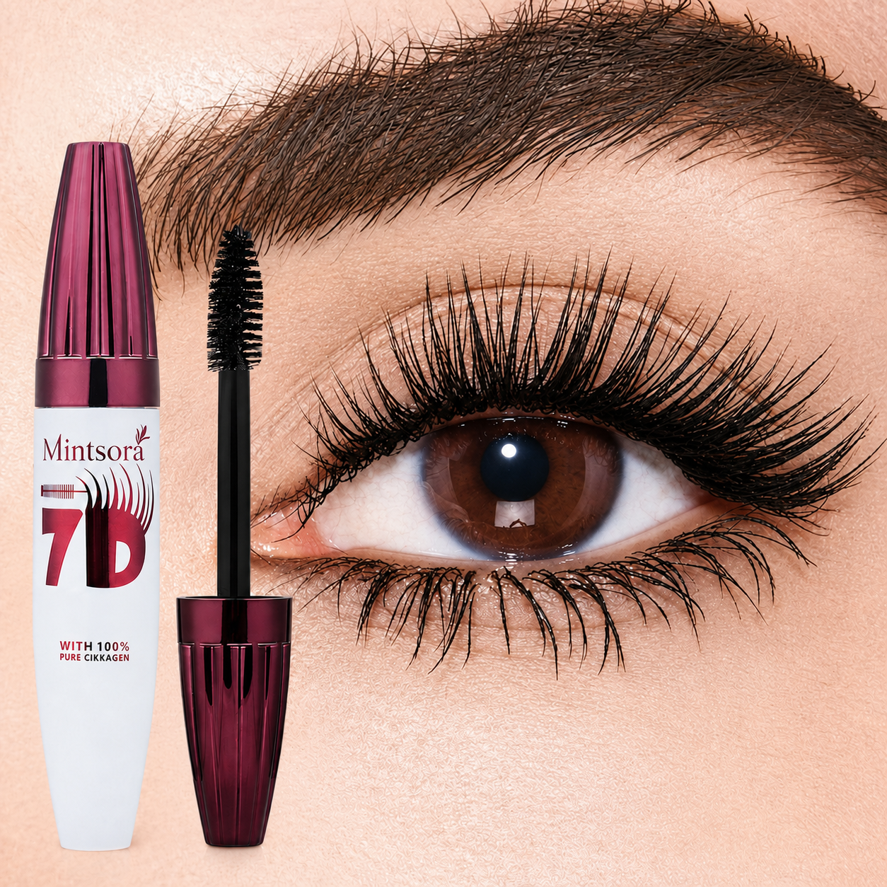 Smudge-Resistant Curling &Lengthening Mascara - Lash-Defining Formula for Lifted,Fuller-Looking Lashes