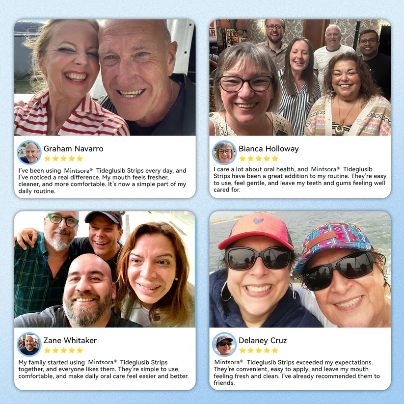 Mintsora® Fast-Dissolving Oral Care Strips A Simple Daily Strip to Support a Fresher, Cleaner, Smoother-Feeling Smile