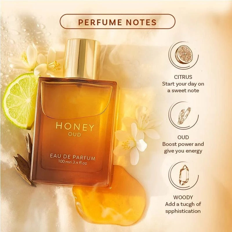 🔥LAST DAY 50% OFF!!✨Organic Luxury Honey Oud Unisex Eau De Perfume (100ml)